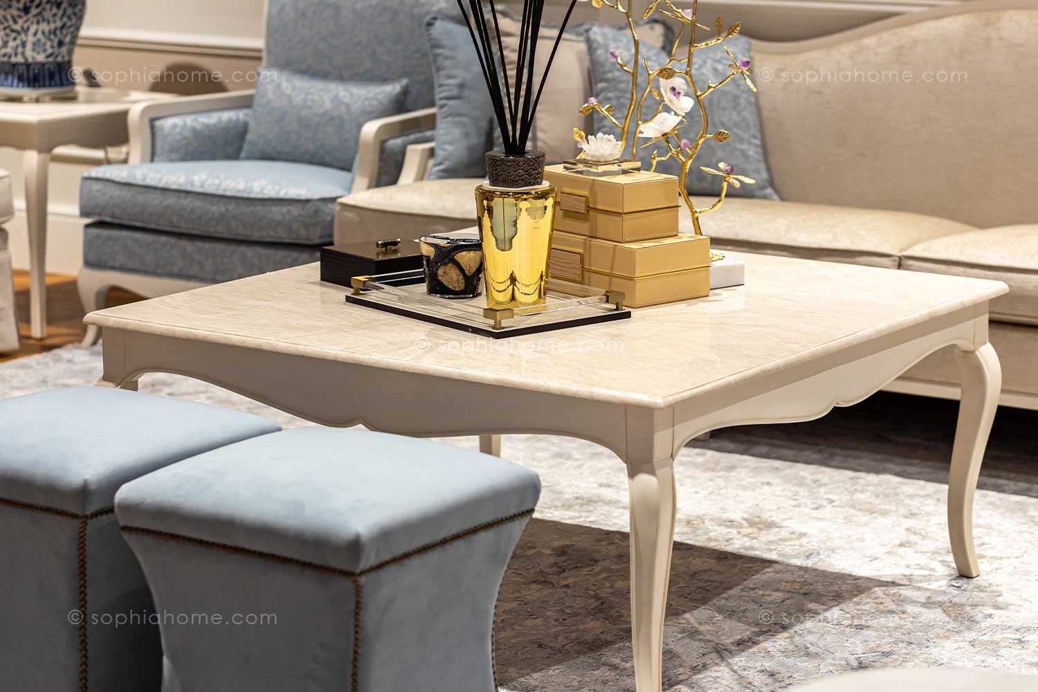 majlis-furniture-marble-top-Coffee-table-