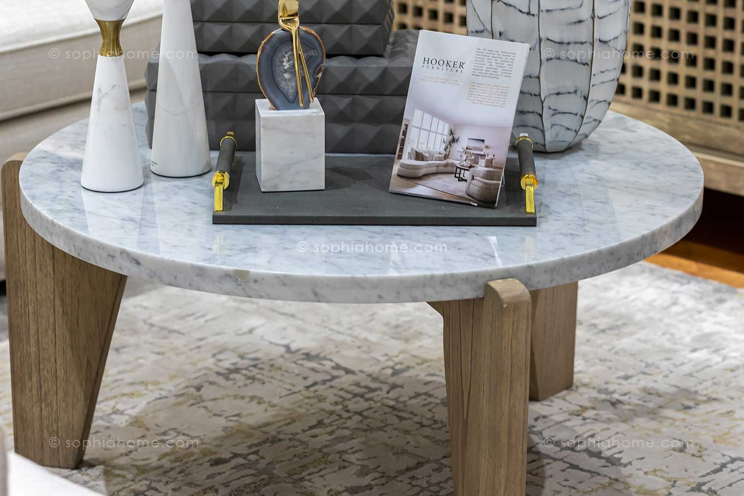 Living-room-furniture-Marble-Top-Coffee-Table-1