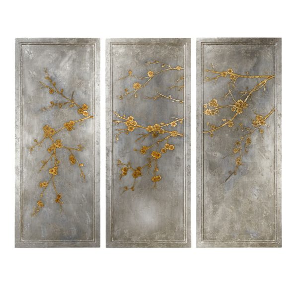 Cherry Blossom Panels Set of 3