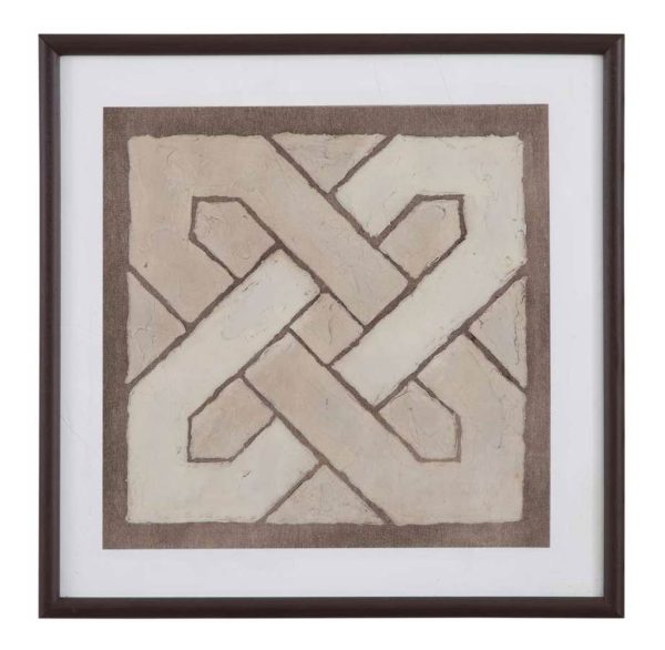 Knotted Tiles II Framed Print