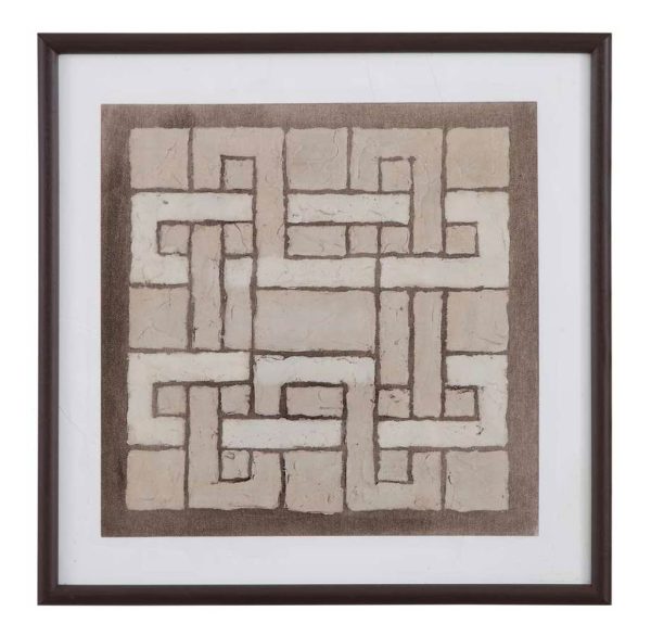 Knotted Tiles III Framed Print