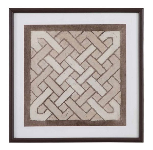 Knotted Tiles IV Framed Print