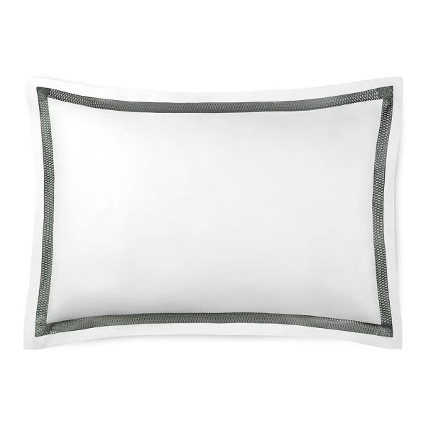 Sonia Oxford Pillowcase - White Pewter