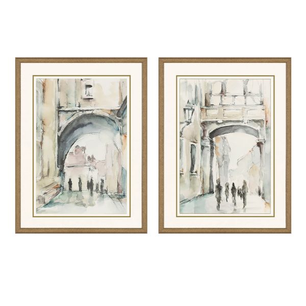 Watercolor Arches I Set of 2