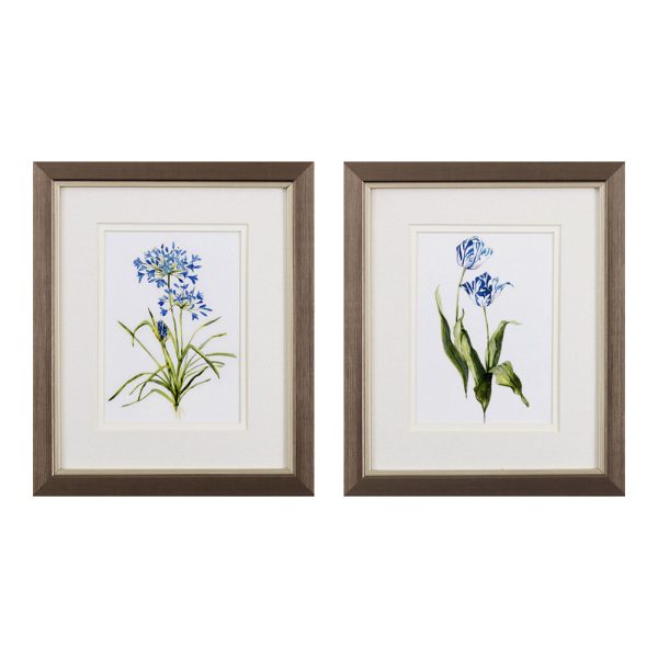 Blue Lively Botanical Set of 2