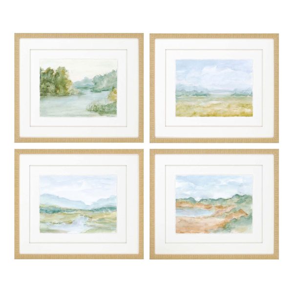 Watercolour Set of 4