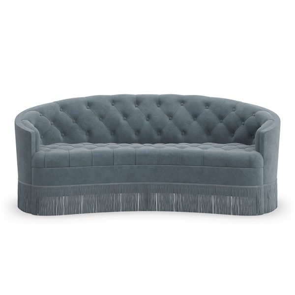 Classic Elegance Sofa - Blue